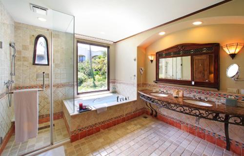 Ett badrum på Promisedland Resort & Lagoon
