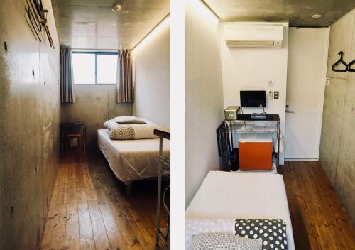 Ένα ή περισσότερα κρεβάτια σε δωμάτιο στο Kangaroo Hotel