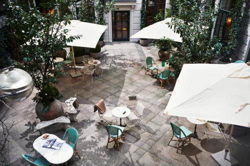 Patio nebo venkovní prostory v ubytování Coco Hotel