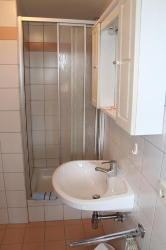 Kúpeľňa v ubytovaní Gasthof Lamprechtbauer