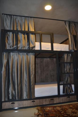 Divstāvu gulta vai divstāvu gultas numurā naktsmītnē Ephesus Hostel