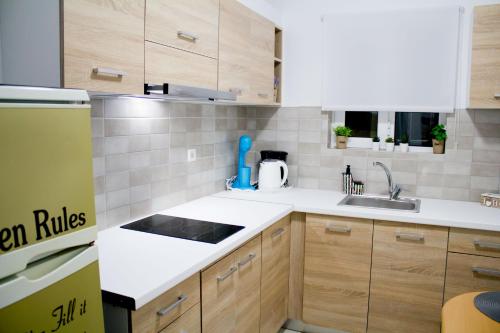 Kuchyň nebo kuchyňský kout v ubytování IOLI MINI HOME