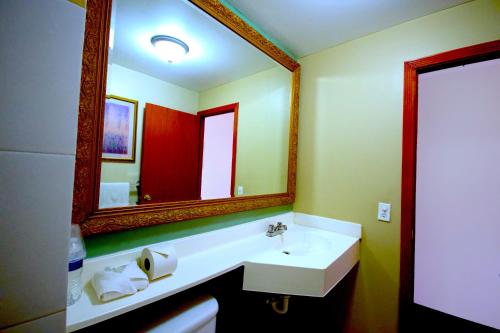 Koupelna v ubytování Hotel Consulado Inn