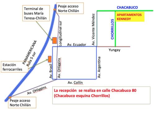 Floor plan ng Cabañas Lemupewen Chillán 1