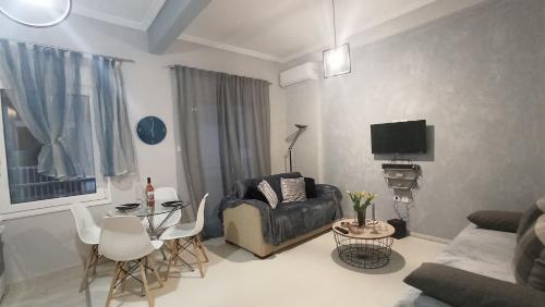 Posezení v ubytování Deppy's Apartments