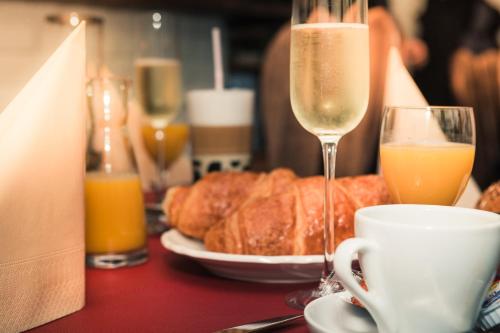 Možnosti raňajok pre hostí v ubytovaní Hotel Allegra
