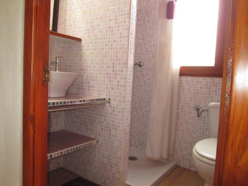 Kylpyhuone majoituspaikassa La Salamandra