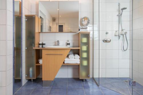 Koupelna v ubytování Tolles Einfamilienhaus nahe dem Bodensee