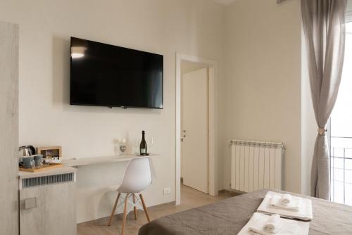 TV a/nebo společenská místnost v ubytování Platform1