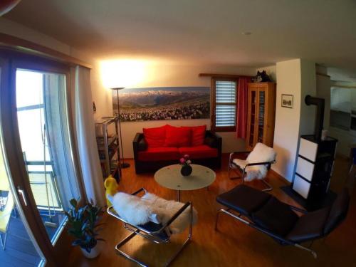 Posezení v ubytování Apartment Apartment Alp 46 by Interhome