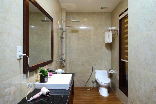 Kylpyhuone majoituspaikassa Sol Villa