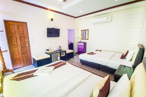 TV a/nebo společenská místnost v ubytování Dreampark resort