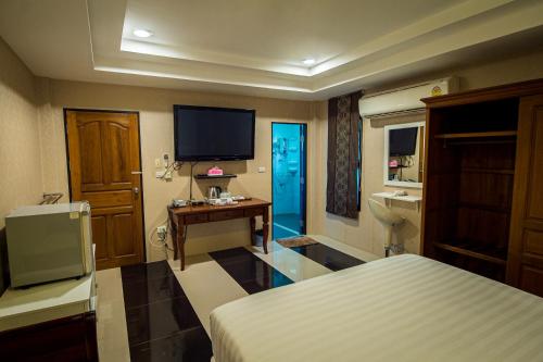 Postel nebo postele na pokoji v ubytování Dreampark resort