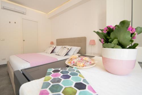 Кровать или кровати в номере Marene Residence