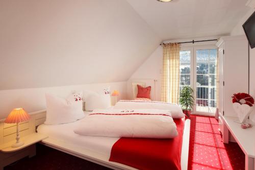 Cama o camas de una habitación en Hotel Garni Dorfkammer