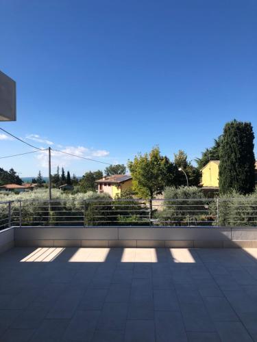 a view from the roof of a building at Al Pontesel in Garda