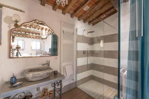 Ванная комната в Podere Fontanino