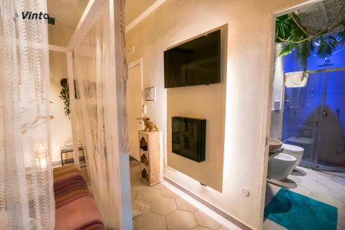 Ένα μπάνιο στο Vinto House Salerno Downtown