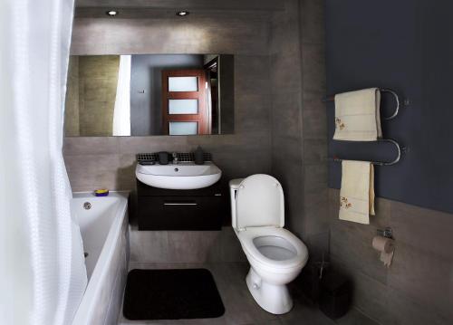 Ένα μπάνιο στο Apartment New York
