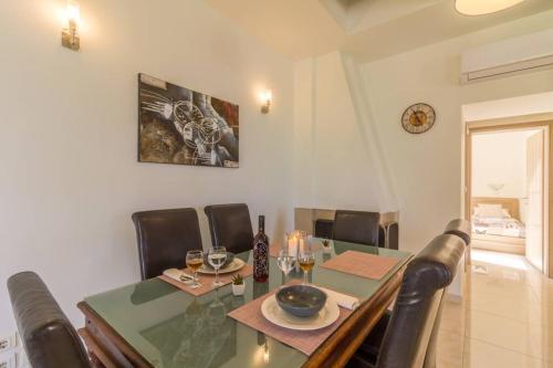 Χώρος καθιστικού στο Renes Paradise Seahome - Afandou Beach, Rhodes