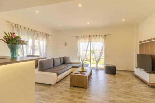 Χώρος καθιστικού στο Renes Paradise Seahome - Afandou Beach, Rhodes
