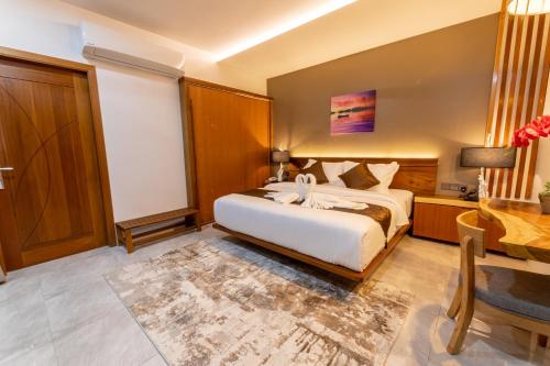 Cama o camas de una habitación en Maneh Villa Langkawi - Private Pool