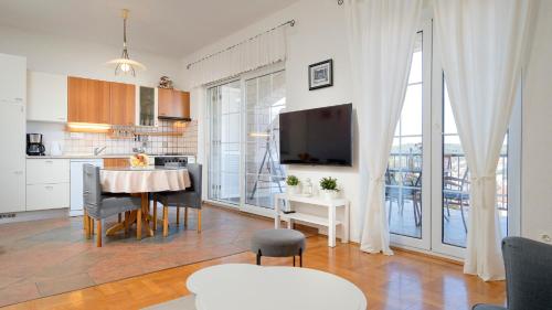 Kuchyň nebo kuchyňský kout v ubytování Apartment Nela Kalina