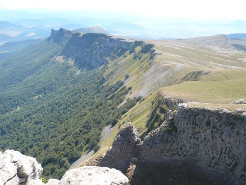 a view from the top of a mountain at Casa Rural Erburu in Urdiáin
