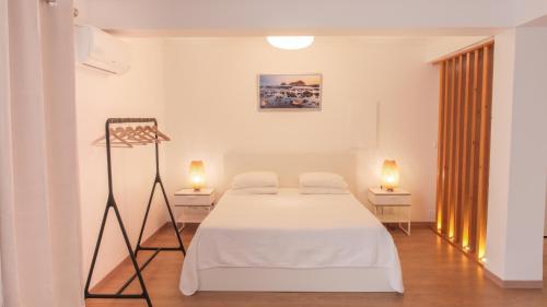 Un pat sau paturi într-o cameră la Beija Mar
