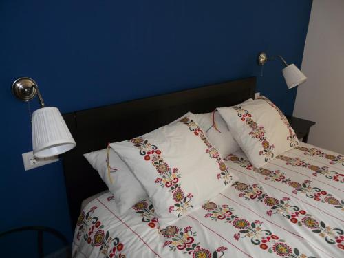 Кровать или кровати в номере Apartamento Rural Sorribos (VUT-CO-004306)