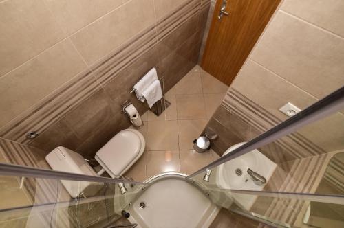 Koupelna v ubytování Apartman Mia