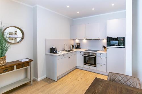 Dapur atau dapur kecil di Dockside Travemünde