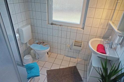 Koupelna v ubytování Inselglück Usedom