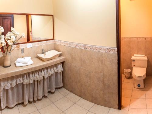 Phòng tắm tại Latacunga Hostel