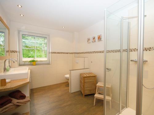 O baie la Ferienwohnung Schütte-Mühle