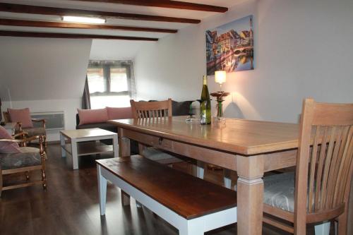 Χώρος καθιστικού στο Appartement Mirabelle avec Jardin - Centre Ribeauvillé