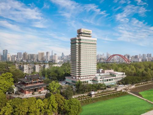 Vue générale sur Wuhan ou vue de la ville depuis l'hôtel