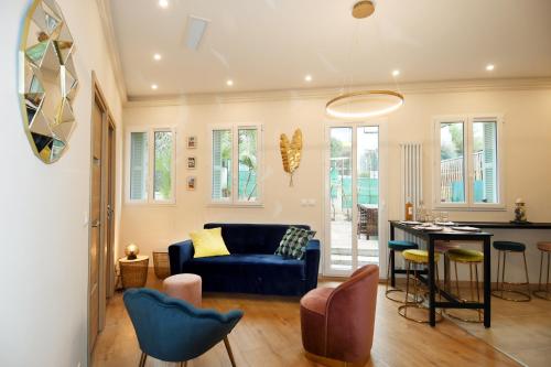 Et opholdsområde på Le jardin du port