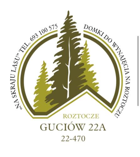 a logo for a group of pine trees at Na Skraju Lasu in Guciów