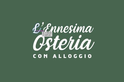 a handwritten inscription latinamericaica on alcoco lettering in white at Ennesima Osteria con Alloggio - Bike Hotel in Toscolano Maderno