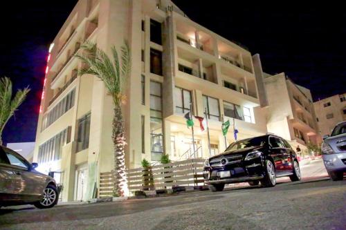El edificio en el que está el hotel