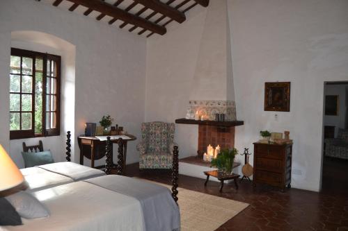 Posteľ alebo postele v izbe v ubytovaní Mas Peirot Sitges