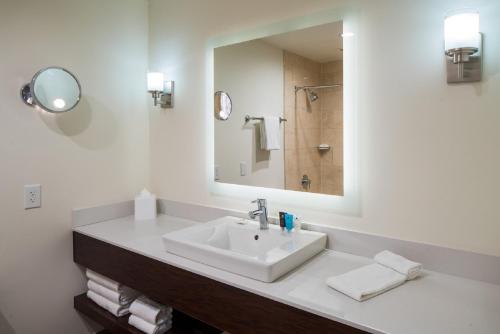 Bilik mandi di Crowne Plaza Springfield Convention Center by IHG