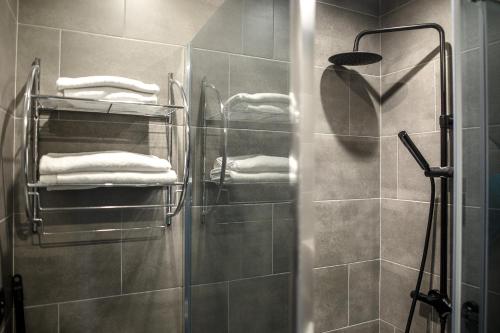 Kúpeľňa v ubytovaní Apartament Nadbystrzycka no.14