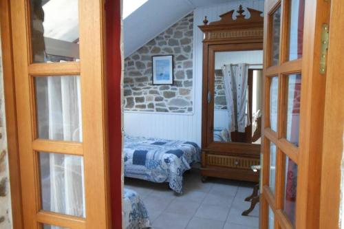 Katil atau katil-katil dalam bilik di gîte marin petit châtelet