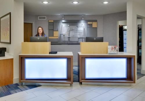 Ο χώρος του λόμπι ή της ρεσεψιόν στο Holiday Inn Express Scottsbluff - Gering by IHG
