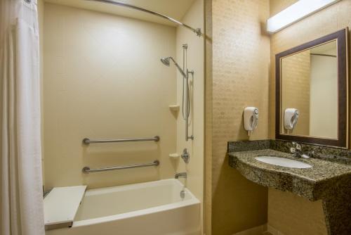 Bilik mandi di Holiday Inn Express & Suites Clovis, an IHG Hotel