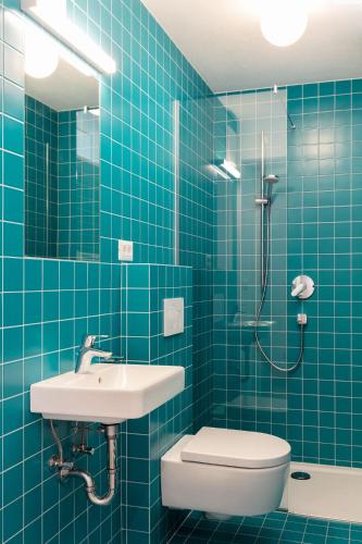 Ένα μπάνιο στο Hus Appartement - Nr. 5