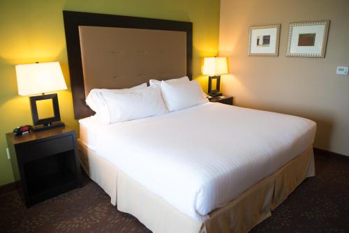 Katil atau katil-katil dalam bilik di Holiday Inn Express & Suites Northwood by IHG