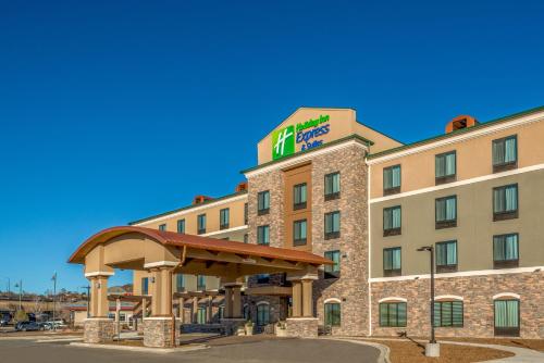 an image of a hotel with a gazebo at Holiday Inn Express & Suites Denver South - Castle Rock by IHG in Castle Rock